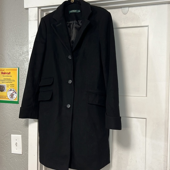 LAUREN RALPH LAUREN WOOL COAT 6 - Picture 3 of 17